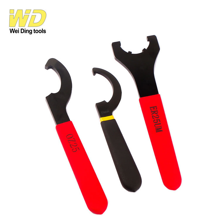 CNC ER Wrench Tools Holder Wrench Type of ER Wrench ER8 11 16 20 25 32 40 C32 APU16 Key Collet Chuck Spanner Keys