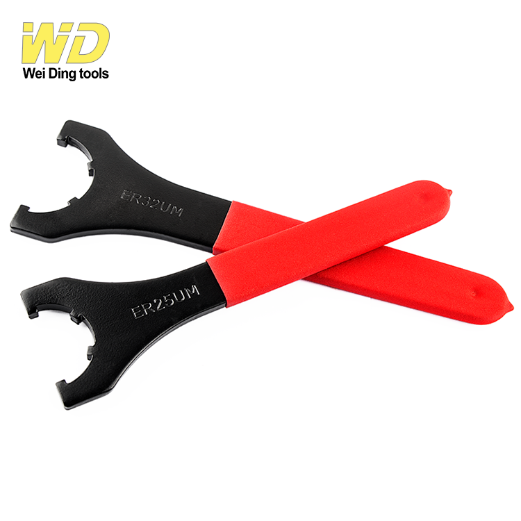 Type of ER Wrench ER8 11 16 20 25 32 40 C32 APU16 Key Collet Chuck Spanner Keys CNC ER Wrench Tools Holder Wrench