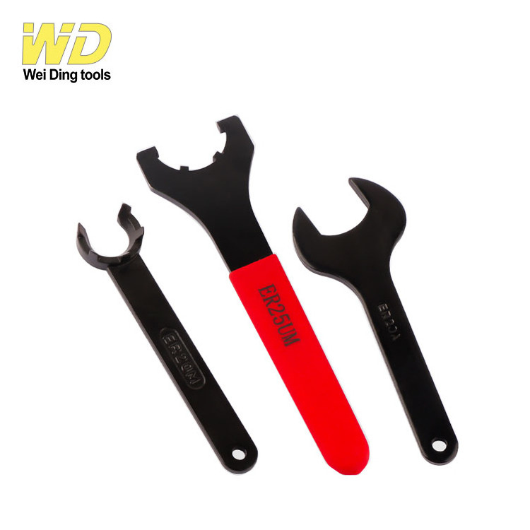 CNC ER Wrench Tools Holder Wrench Type of ER Wrench ER8 11 16 20 25 32 40 C32 APU16 Key Collet Chuck Spanner Keys