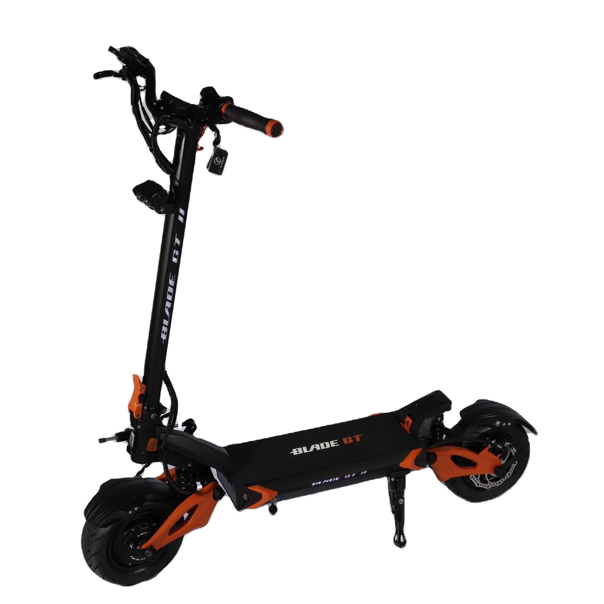 in stock electric scooter Teverun scooters BLADE GT+ II with fast 5A Charger 90/65-6.5 11inch tubeless tire