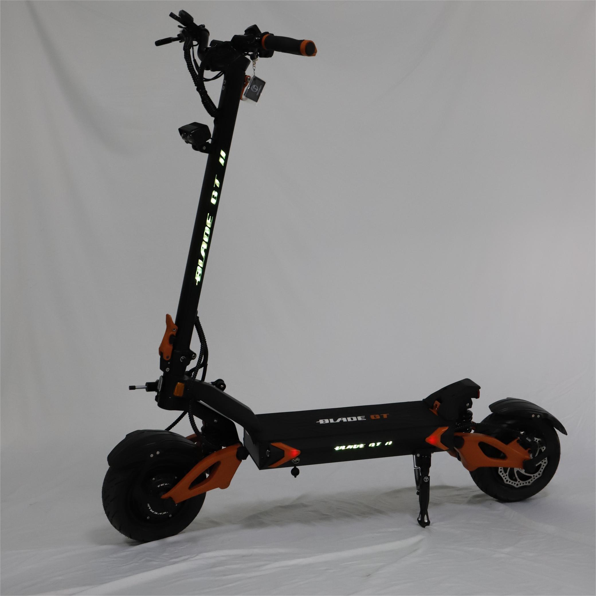 in stock electric scooter Teverun scooters BLADE GT+ II with fast 5A Charger 90/65-6.5 11inch tubeless tire