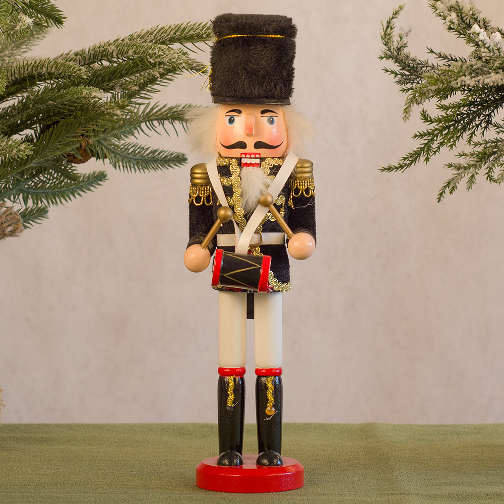 2024  New Product 15 Inches Christmas Nutcracker Soldier Wooden Soldier Nutcracker For Christmas Decoration