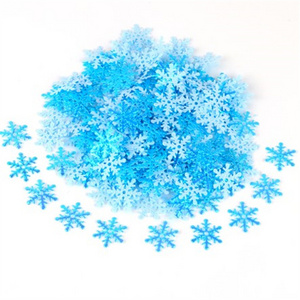 Christmas Snowflake Confetti Xmas Tree Ornament Winter Party Home Table Confetti Decoration Confetti Artificial Snow Ornaments