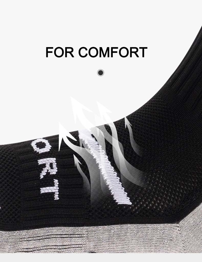 wholesale custom Good quality basketball sports sock non slip middle tube training adult running football grip socks