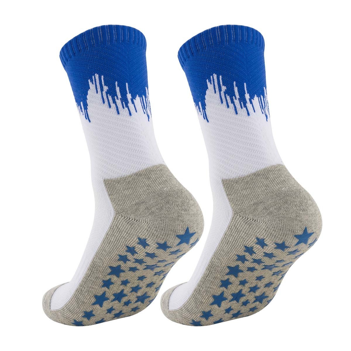 custom made Logo Anti Slip Sock Youth Men Non Slip Football Soccer Crew Athletic Sport designer grip socks