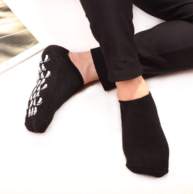 Non-slip floor slipper socks with rubber sole for adults indoor home anti-slipping socks