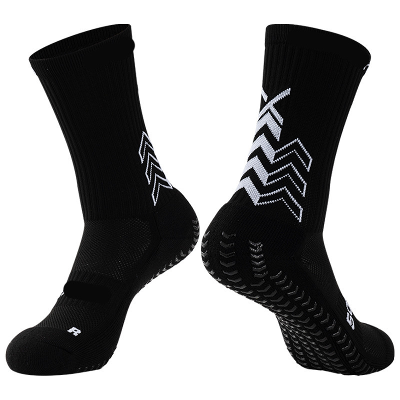 Custom logo socks Sports Fashion grip Socks Towel bottom men's mid-tube soccer non-slip Football Socks