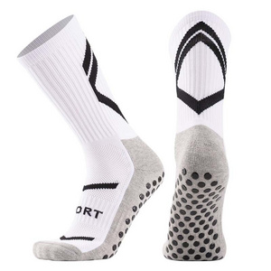 manufacturer anti slip Sock Custom logo Soccer Football Socks non Slip Sport grip socks