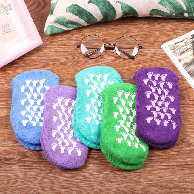 Non-slip floor slipper socks with rubber sole for adults indoor home anti-slipping socks