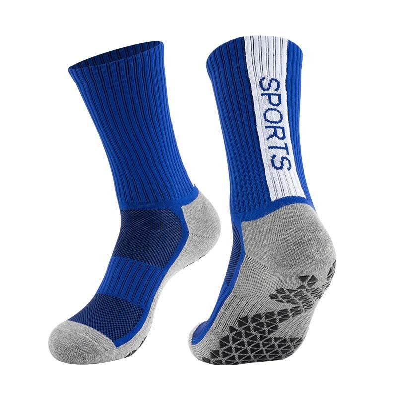 High quality ant slip soccer sock custom logo crew sport non slip grip socks football