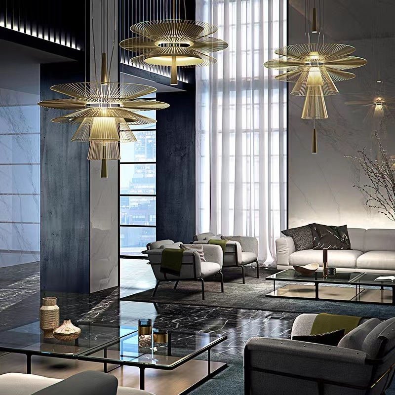 Minimalist luxury modern bedroom pendant light foyer living room chandelier ceiling lighting