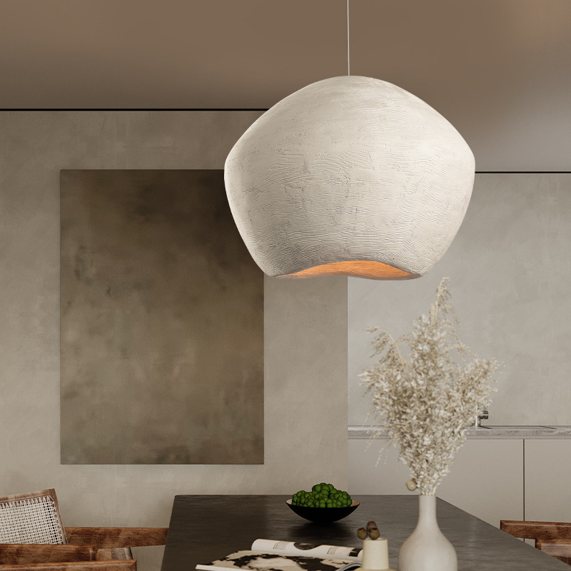 Handmade Modern White Dome Chandelier Kitchen Hanging Light Fixtures Indoor Dining Room Pendant Lights