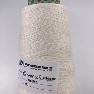 65% Cotton 35% Polyester 15S/1 Ring Spinning TC 40/60 CVC Cotton/Polyester Blended Yarn