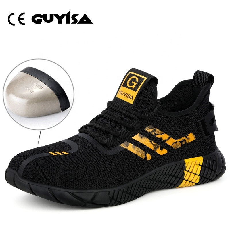 CE Steel Toe Safety Shoes for Men and Women Lightweight Breathable Industries Construction Work Shoes Slip Resistant