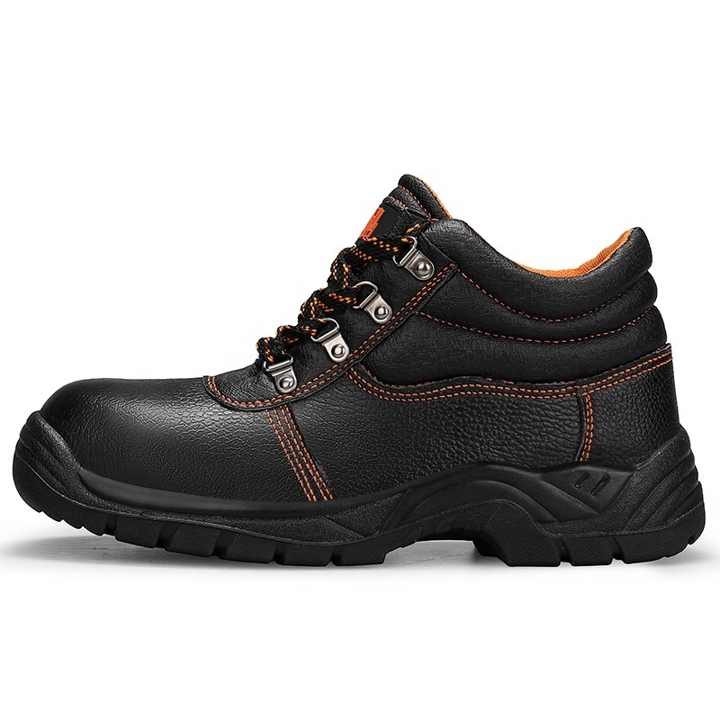 GUYISA Industrial protective safety boots waterproof leather surface construction site work safety boots