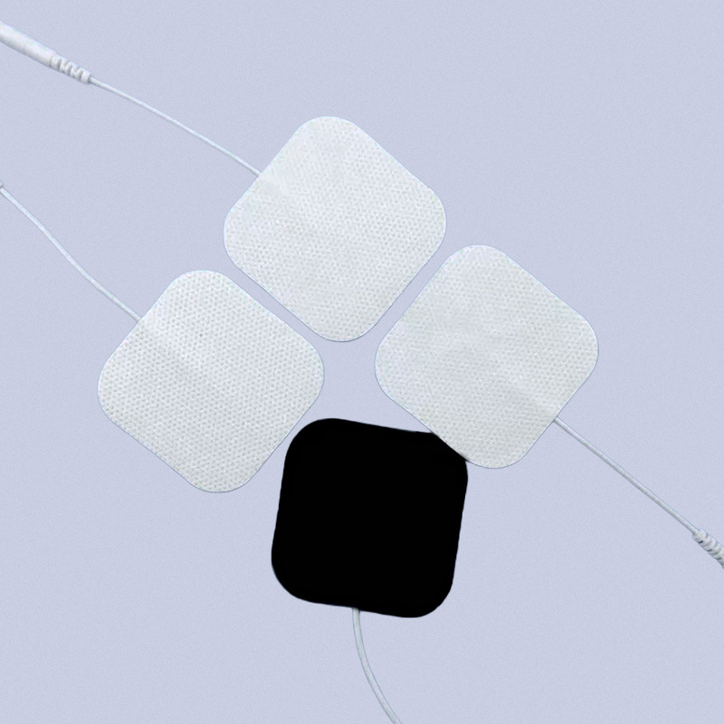 disposable electrotherapy electrode pads factory price adult/neonatal 4*4cm non-woven fabric pain relief TENS pads