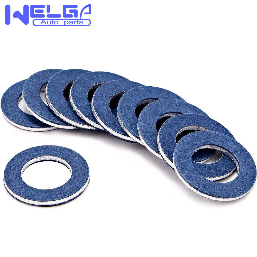 90430-12031 Aluminum Oil Drain Plug Crush Washer Gaskets For LEXUS Toyota 4 Runner Corolla Land Cruiser Vios RAV4