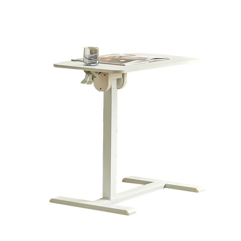 On Sale Height Adjustable Computer Over Bed Side Table With Hidden Wheels Adjustable At Living Room