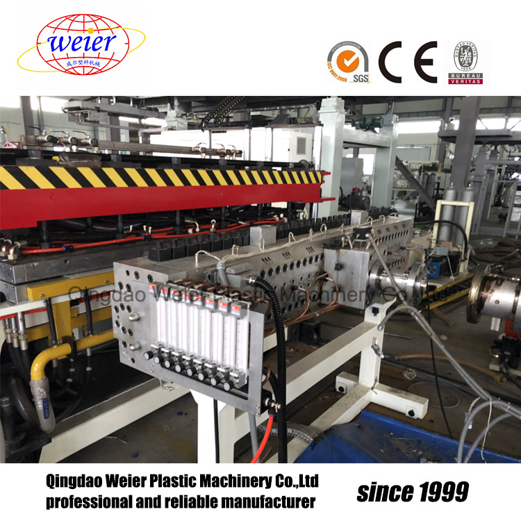 Automatic Plastic PP Polycarbonate Corrugated Hollow Sheet Extruder Making Machine for Corrugated Sheet