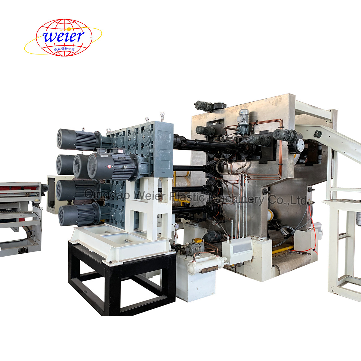 Plastic Machinery Ltd Rigid PVC Calendering Film Sheet Roll Making Machine