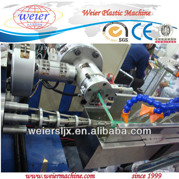 pvc plastic spiral Reinforced pipe production line/flexible hose pvc making  machine