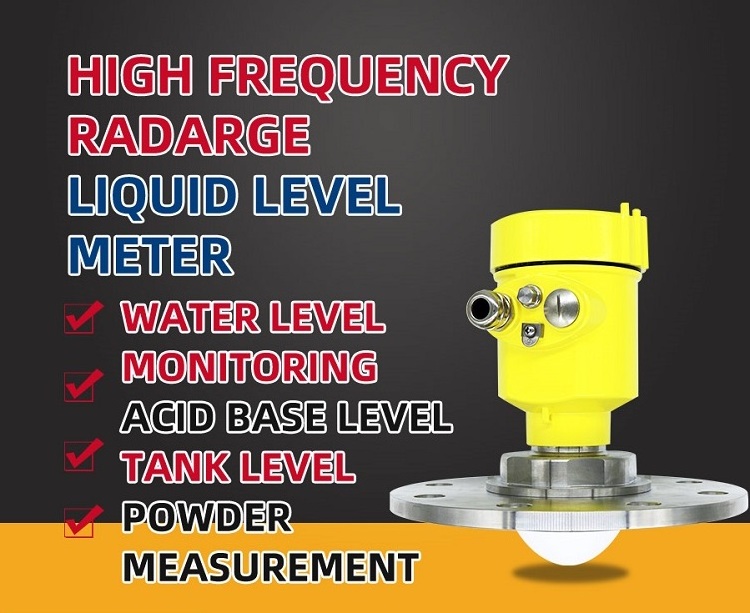 80g Radar Level Meter Reservoir Level Meter new Solid Radar Level Measurement Meter With High Accuracy