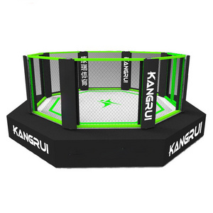 Factory Customize size  Martial Arts Equipment Boxing Ring Floor UFC Octagon Cage Mma Cage