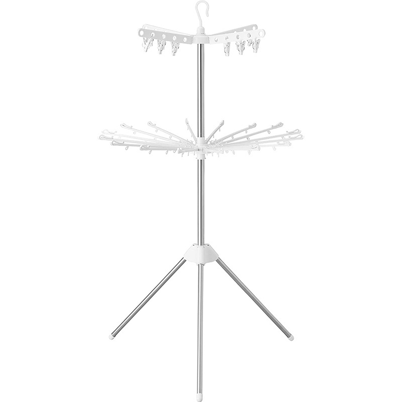 Towel Rack with Big Drying Space Umbrella Clothes Drying Rack with Wings