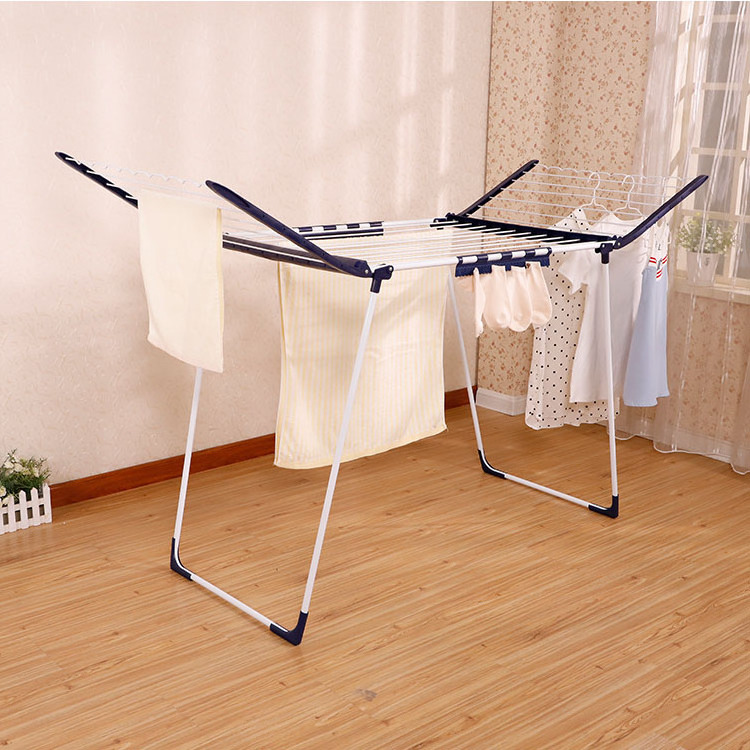 Big Drying Space of Fold Clothes Rack Heavy Duty Laundry Dryer Racks Extendable Clothes Rack