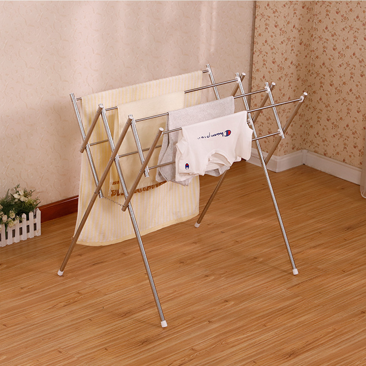 Industrial Pipe Clothes Rack Folding Tower Rack High Quality Clothes Drying Rack Factory