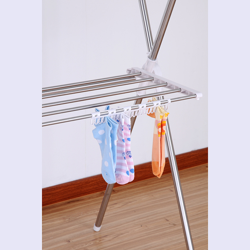 Sturdy drying rack Folding Compact Space Saving Clothes Airer Double folder Drying rack