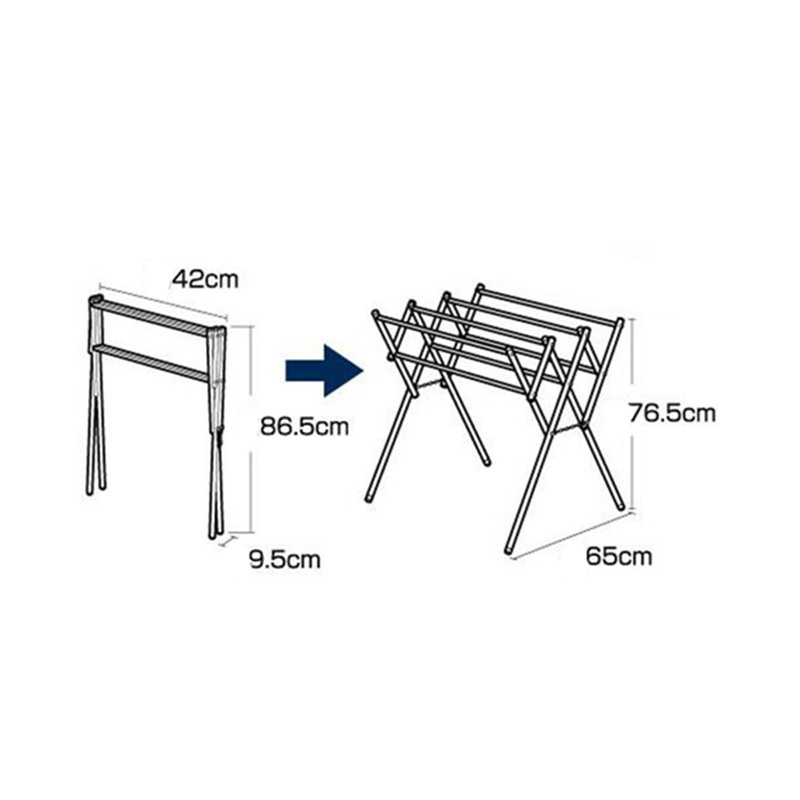 Industrial Pipe Clothes Rack Folding Tower Rack High Quality Clothes Drying Rack Factory