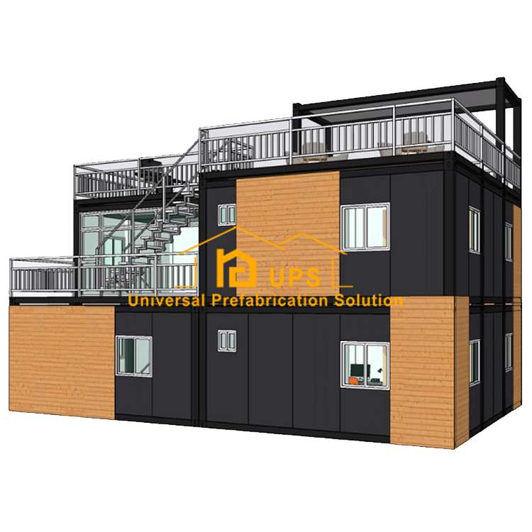 2020 Steel structure frame prefab houses container  easy to assemble premade house apartment building