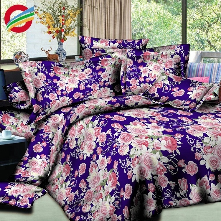 new bed sheet 3D design 100% polyester bed sheet bedding sets for big markets