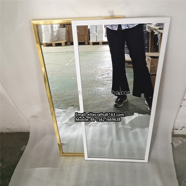 Large Salon Full Size Body Mirror 40x90 40x120  plastic full length wall mounted dressing mirror