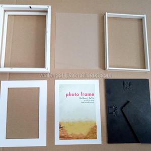 Factory wholesale all color all size MDF wooden photo picture frame 3D deep shadow box frame 4x6 5x7 6x8 8x10