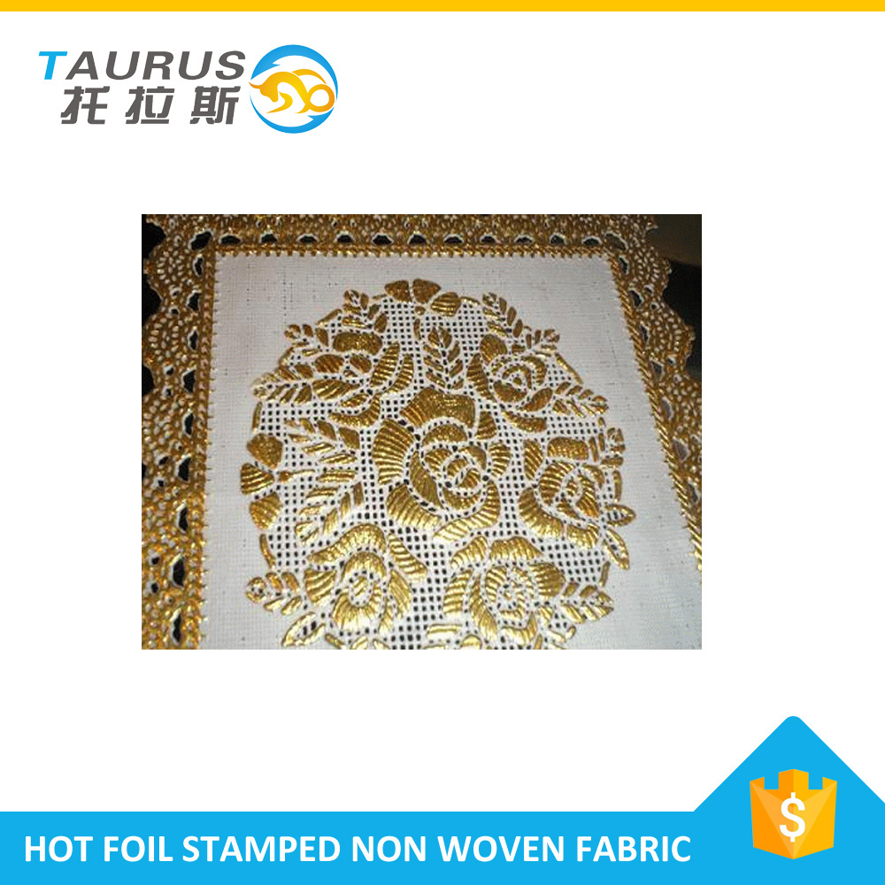 Taurus woven fabric hot stamping foil machine