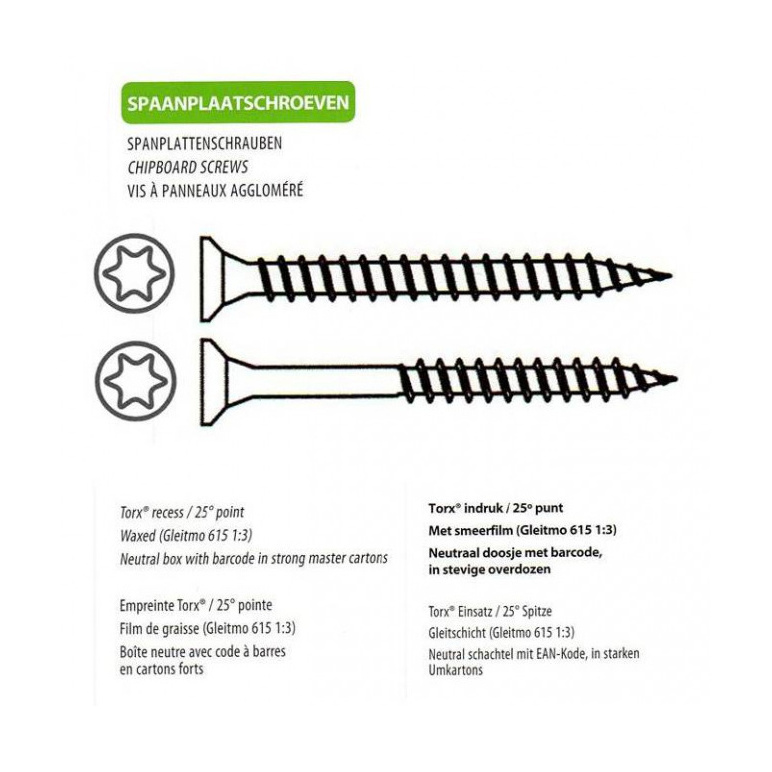 Multi Purpose T17 A2 4X30 Stainless Steel Self-Tapping Screw Countersunk Head Wood Decking Chipboard Screws 6mm Torx