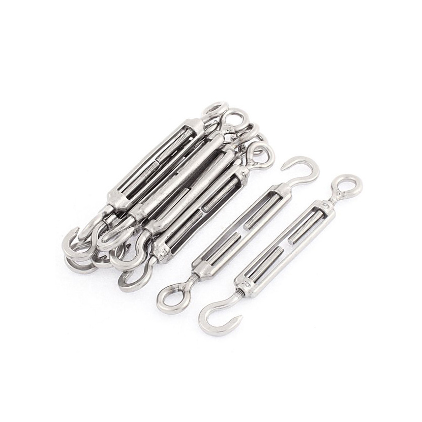 U.s Type Din1480 Hook/eye Open Body M25 Heavy Duty M14 Turnbuckle Hook Eye Bolt Ss Stainless Steel 3/8 M12 Manufacturer