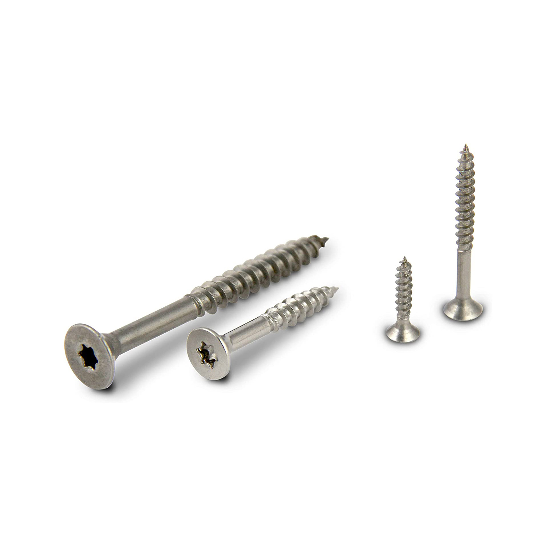 Multi Purpose T17 A2 4X30 Stainless Steel Self-Tapping Screw Countersunk Head Wood Decking Chipboard Screws 6mm Torx