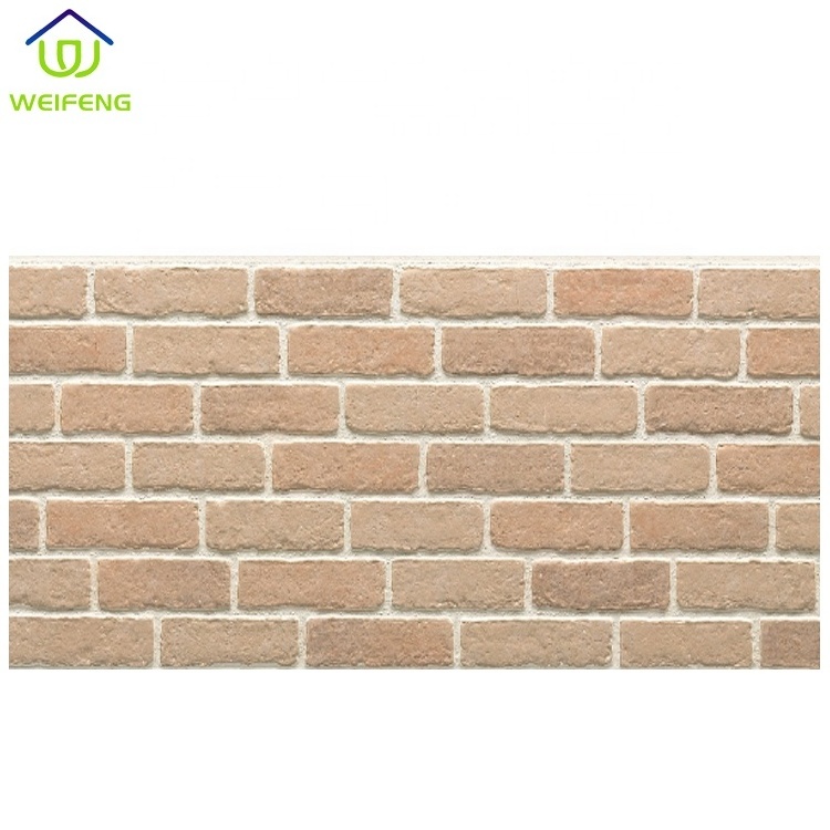 Brick grain house siding exterior wall panel for villa exterior interior wall decoration fiber cement board