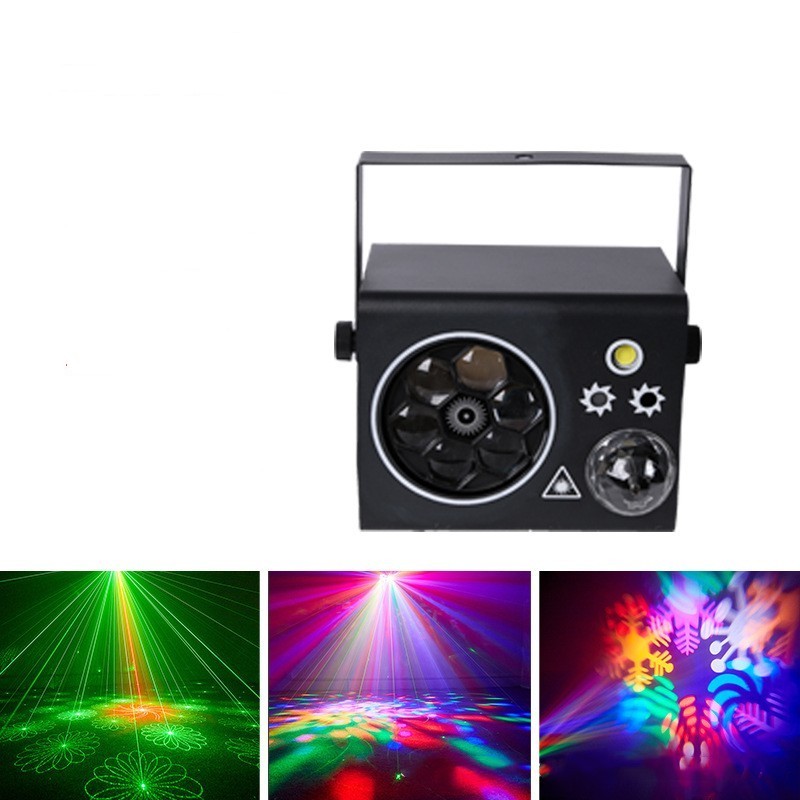 LED laser effect moving beam lights dj LED Stage Light disco lamps night club ceiling light bar with Stripe Pattern