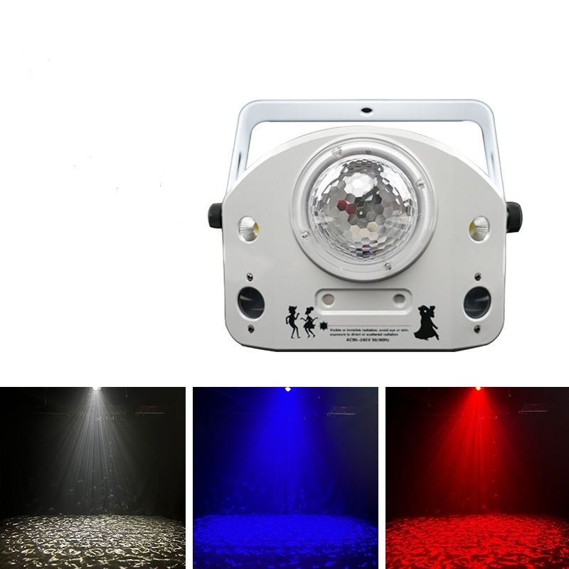 Karaoke Mini Water effect laser LED Pattern Gobo 4in1 Light For Night Clubs DJ Parties Events