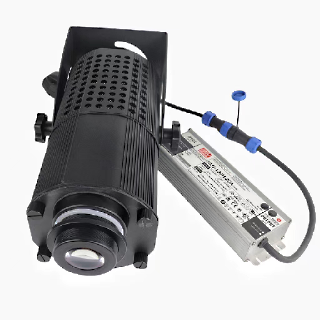 100w Waterproof Outdoor Ip65 Hd Rotating Advertising Led Gobo Logo projector Laser Logo Projector Outdoor