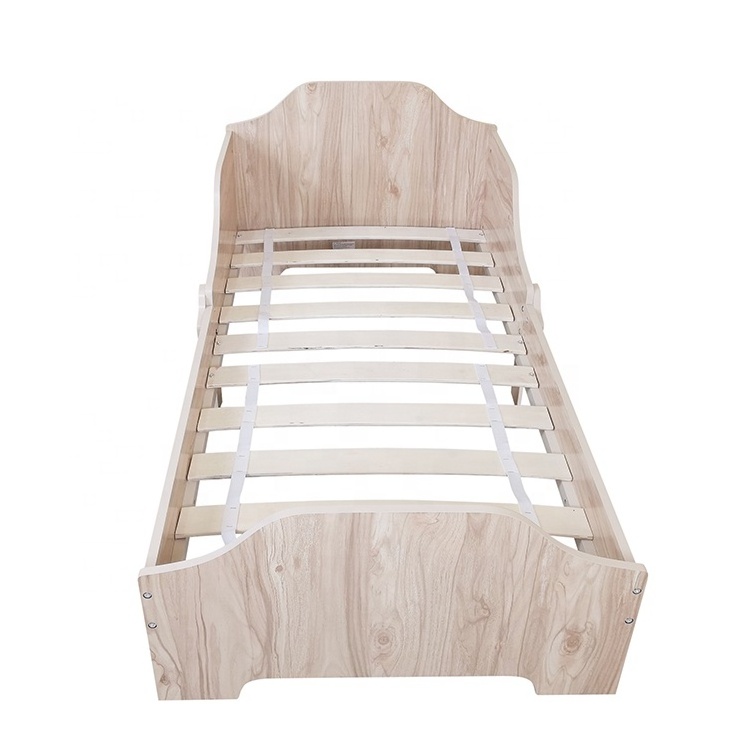 Luxury cheap wooden toddler bed kindergarten assemble wooden toddler cot beds for children