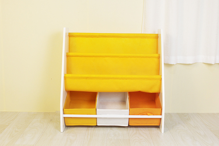 WEIFU cheap toy storage organizer wooden book shelf for kids