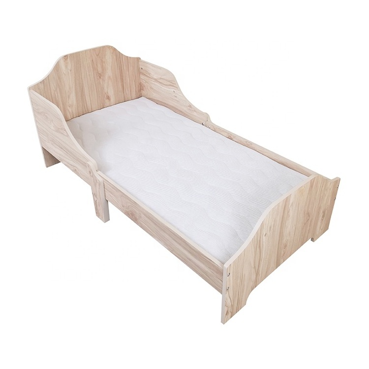 Luxury cheap wooden toddler bed kindergarten assemble wooden toddler cot beds for children