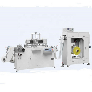 Top sales WQ-320 Roll To Roll Screen Printing Machine silk screen printer  for paper labels