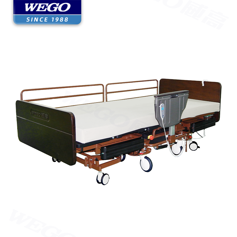 WEGO wheelchair nursing bed Home Use Hospital bed Nursing bed With Separate Wheelchair