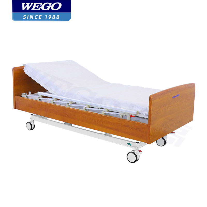 WEGO Wooden Medical Elderly Patient Nursing Room Hospital Furniture Clinic Home Care Bed